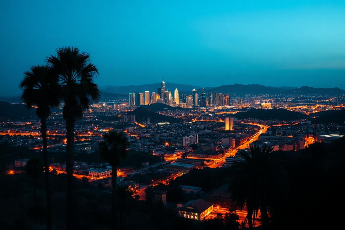 Los Angeles at dusk